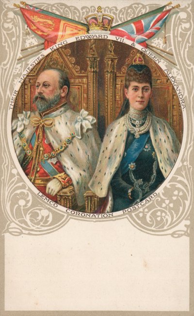Le roi Édouard VII et la reine Alexandra - English School