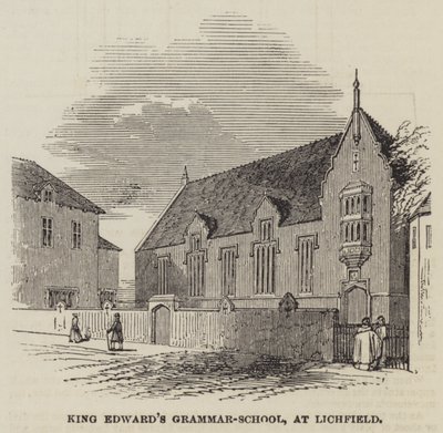École de grammaire du roi Edward, à Lichfield - English School