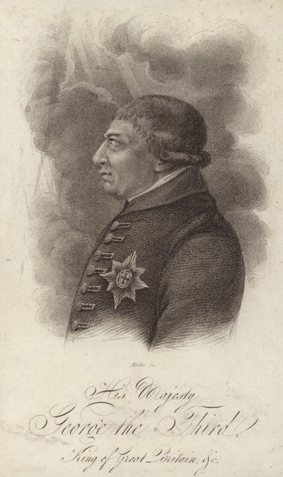 Le roi George III de Grande-Bretagne et d