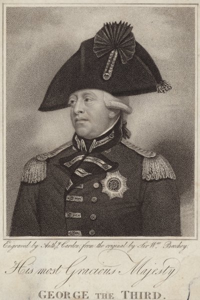 Le roi George III de Grande-Bretagne et d