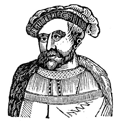 Roi Henri VIII (gravure sur bois) - English School