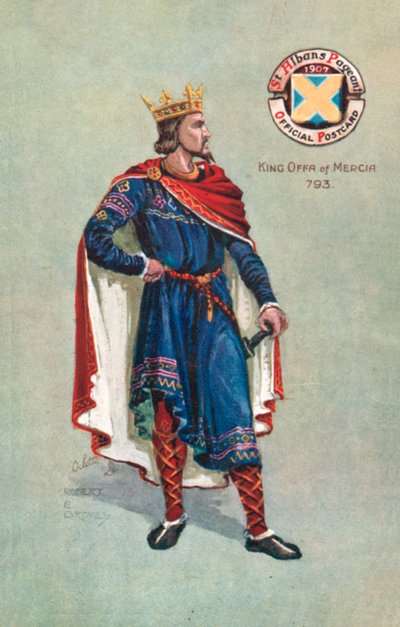 Roi Offa de Mercie 793, Pageant de St Alban 1907 - English School