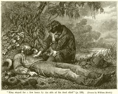 King est resté quelques heures aux côtés de son chef mort - English School
