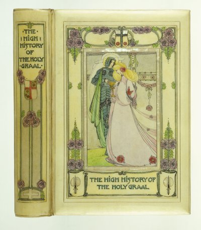 Chevalier et Dame avec le Saint Graal - English School