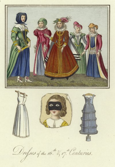 Dames des 16ème et 17ème siècles - English School