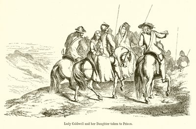 Lady Caldwell et sa Fille emmenées en Prison - English School