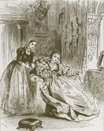 Dame Greensleeves - English School