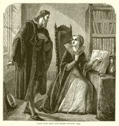 Lady Jane Grey et Roger Ascham, 1553 - English School