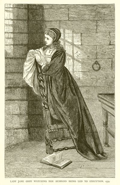Lady Jane Grey regardant son mari être conduit à l