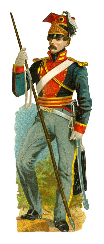 Lancier, époque du roi Guillaume IV, 1831-37 - English School