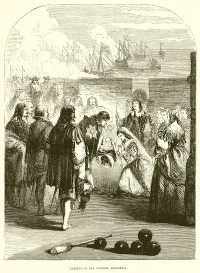 Débarquement de la princesse Henriette - English School