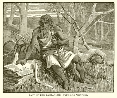 Derniers des Tasmaniens--Type et armes - English School