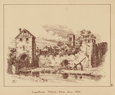 Layerthorpe Postern, démolie en 1829 - English School