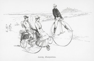 Départ de Montepulciano (litho) - English School