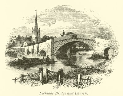 Pont et Église de Lechlade - English School