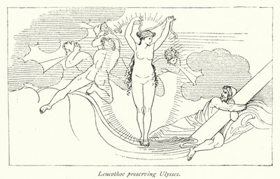 Leucothoé préservant Ulysse - English School