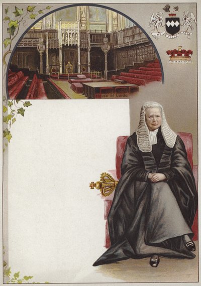 Carte Liebig représentant le comte de Halsbury - English School