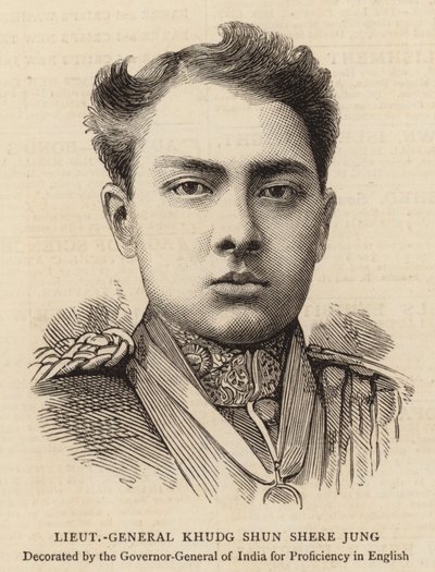 Lieutenant-Général Khudg Shun Shere Jung - English School