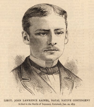 Lieutenant John Lawrence Raines, contingent natal indigène - English School