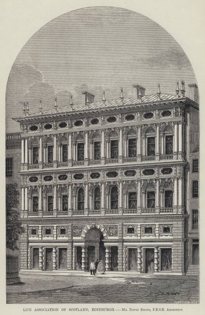 Life Association of Scotland, Édimbourg (gravure) - English School