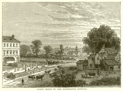 Lisson Green au XVIIIe siècle - English School