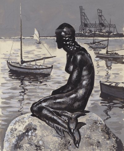 Statue de la Petite Sirène à Copenhague - English School