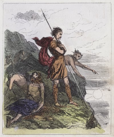 Llewellyn dans les montagnes - English School