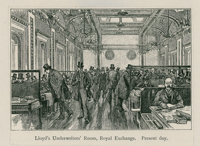 Salle des souscripteurs de Lloyds, Royal Exchange - English School