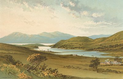 Loch Fad, Bute - Arran au Loin - English School