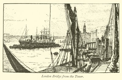 Pont de Londres depuis la Tour - English School