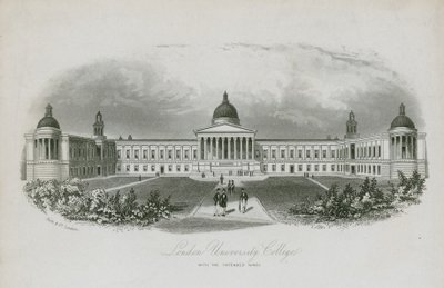 Université de Londres, avec les ailes prévues - English School