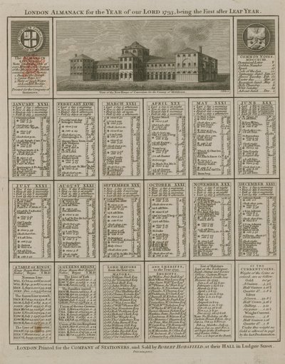 Almanach de Londres pour l