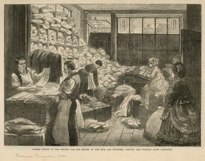 Bureau londonien de la Société pour le soulagement des malades et des blessés - English School