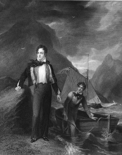 Lord Byron, poète anglais - English School