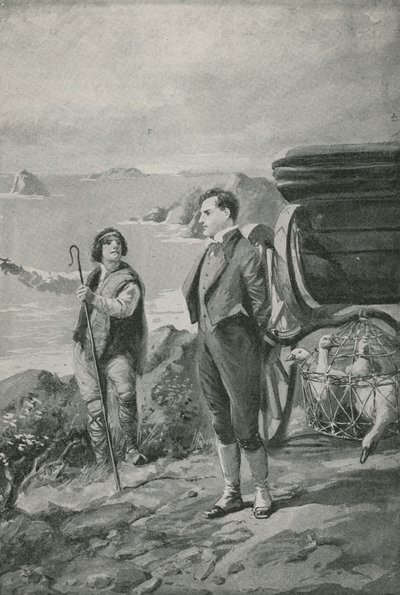 Lord Byron sort pour une promenade - English School