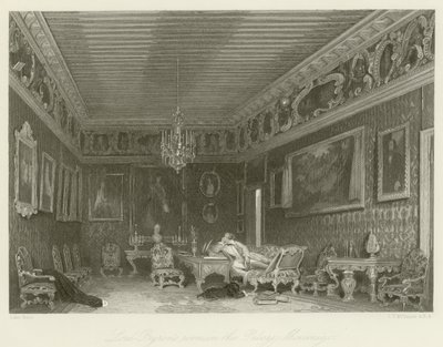 Chambre de Lord Byron au Palazzo Mocenigo - English School