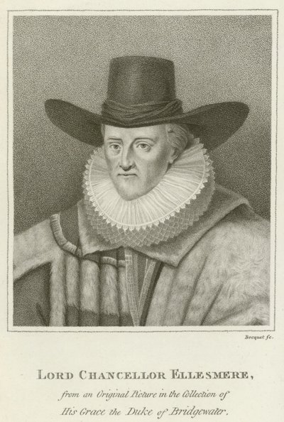 Lord Chancelier Ellesmere - English School