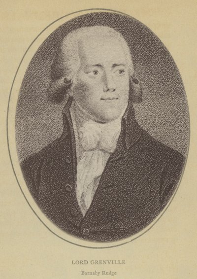 Lord Grenville, Barnaby Rudge (lithographie) - English School