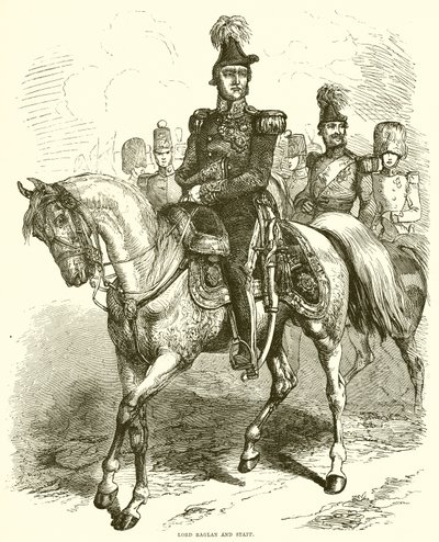 Lord Raglan et son état-major - English School