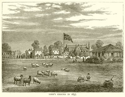 Lords Ground en 1837 - English School