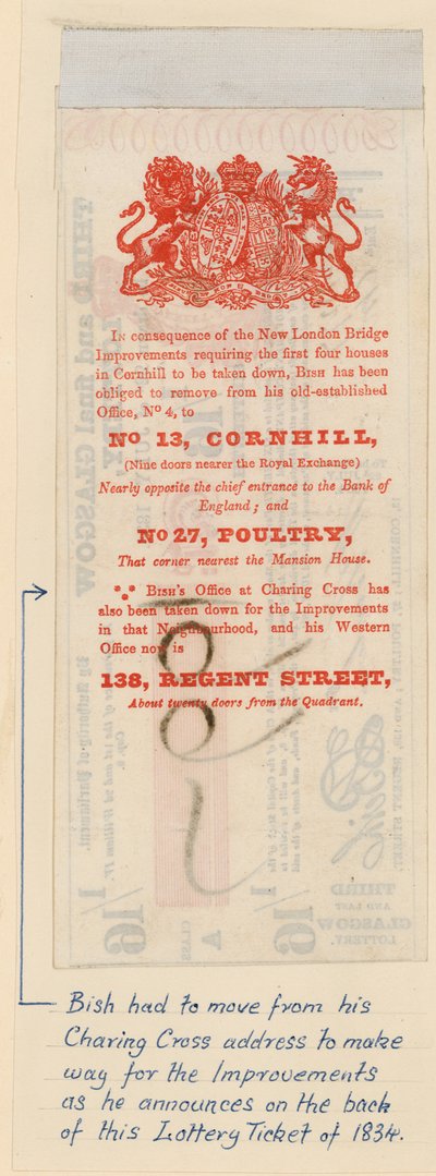 Publicité de loterie - English School