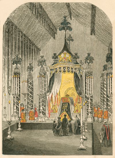 Exposition funéraire du duc de Wellington - English School