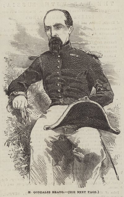 M. Gonzales Bravo (gravure) - English School