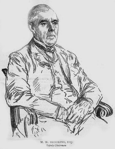 M. H. Brooking, Vice-président de Lloyds - English School