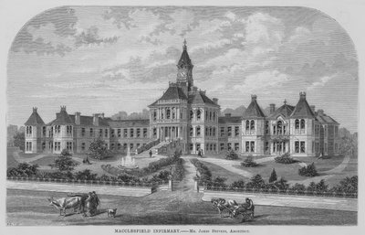 Infirmerie de Macclesfield (gravure) - English School