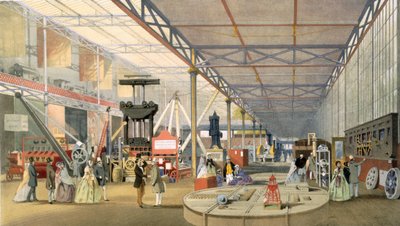 Machinerie, de Dickinsons Comprehensive Pictures of the Great Exhibition of 1851 publié en 1854 - English School