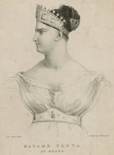 Madame Pasta en Médée - English School