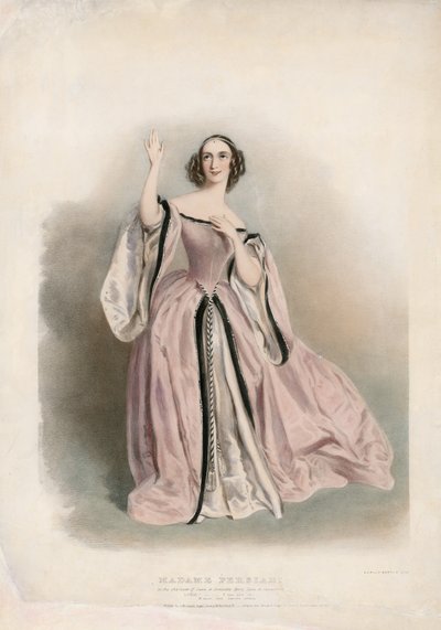 Madame Persiani dans Lucia di Lammermoor - English School