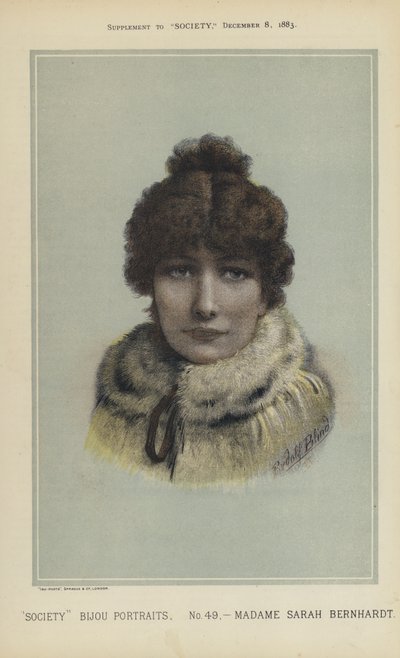 Madame Sarah Bernhardt - English School
