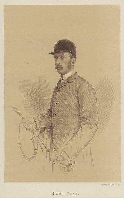 Major Dent (lithographie) - English School